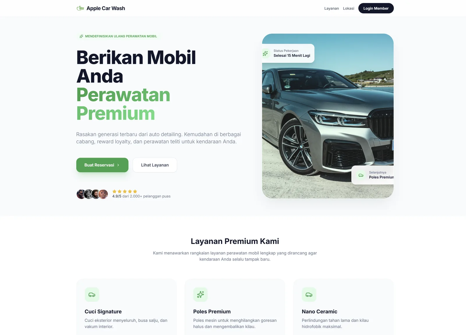 Apple Car Wash — POS & ERP